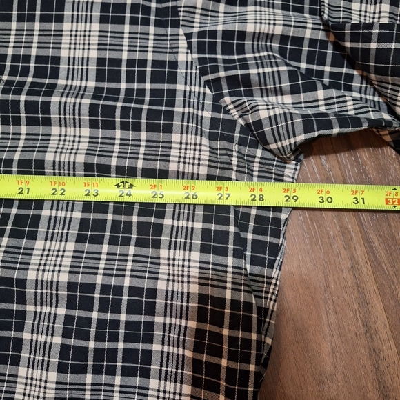 Ralph Lauren Mens Blake Plaid Black Beige Size XL Long Sleeve Button Down Shirt - Picture 6 of 6
